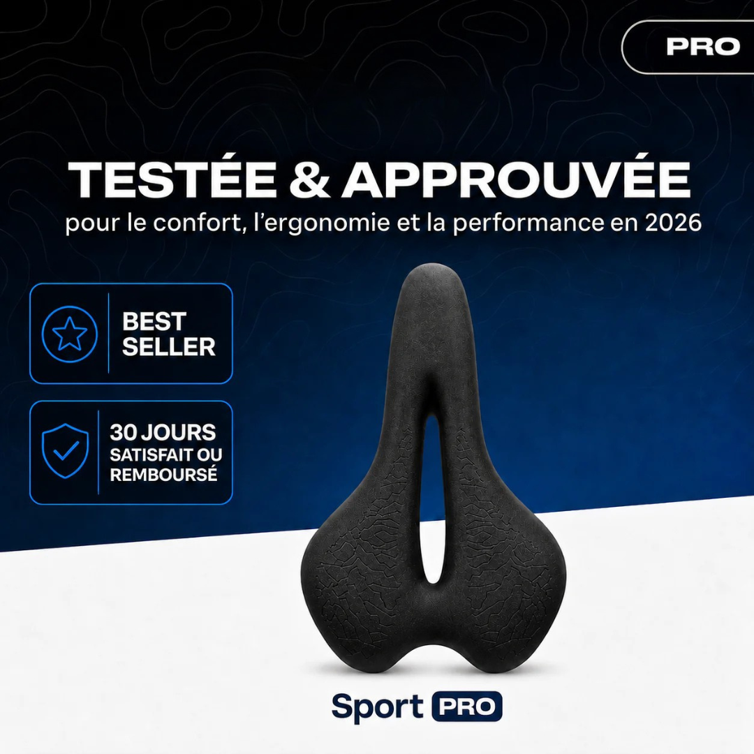 Selle de Vélo Ergonomique Confort Longue Distance
