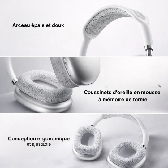 Casque Bluetooth Over-Ear · Son Pur & Silence Total