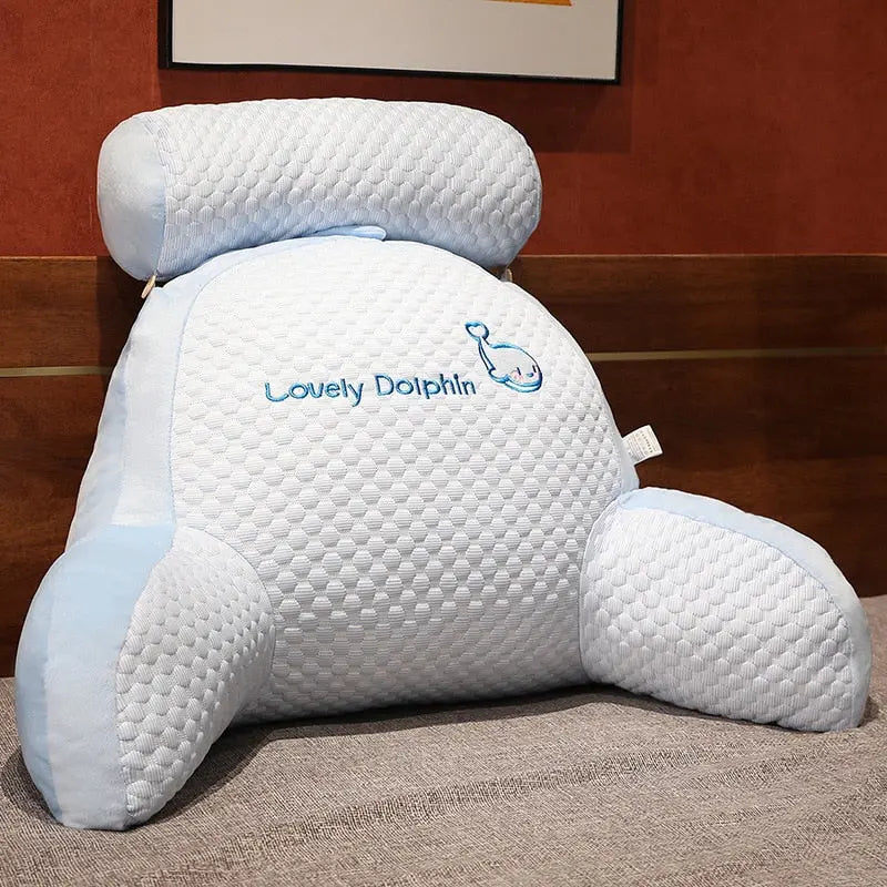 Coussin triangulaire ergonomique – Soutien et confort parfaits pour le dos, la nuque et les jambes !