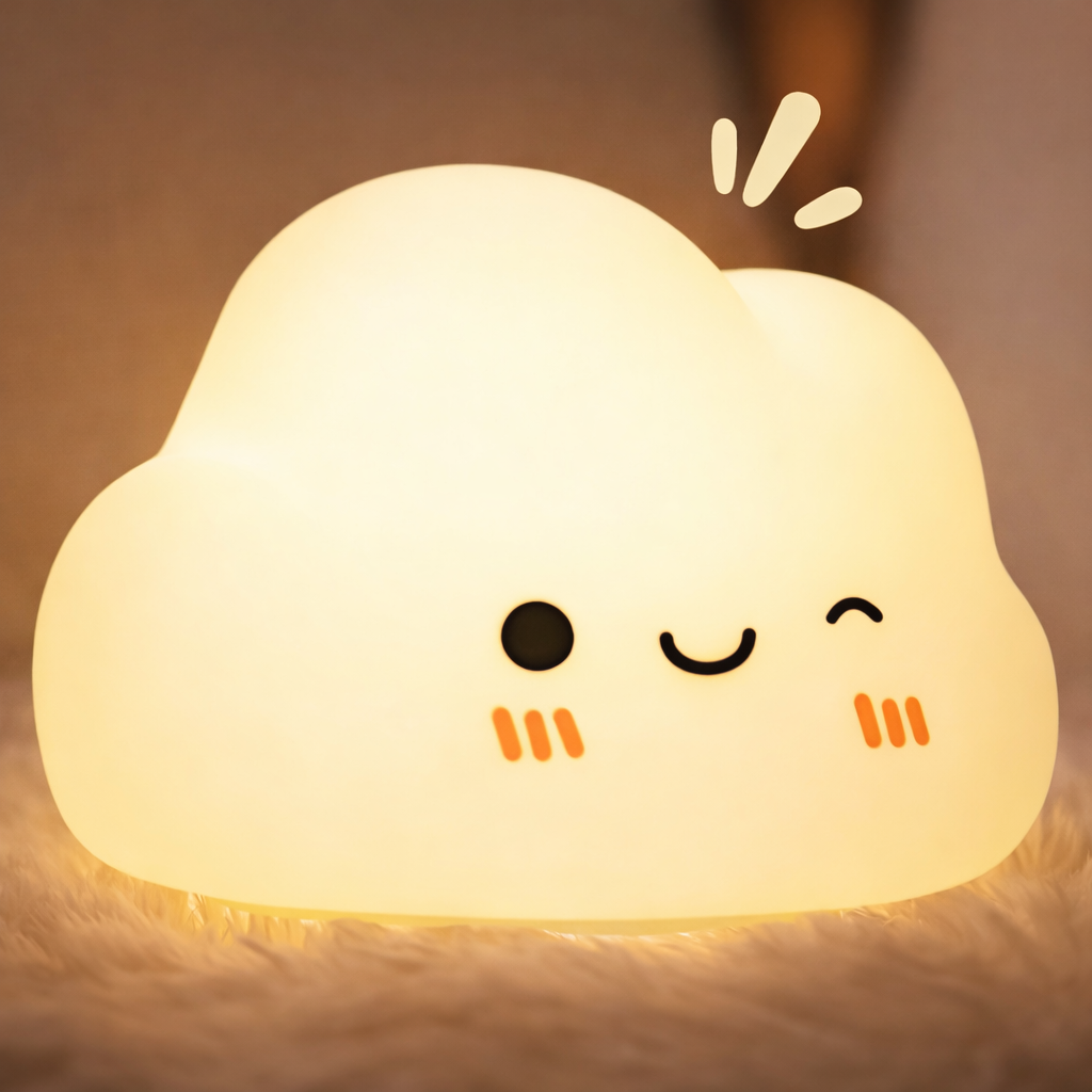 Veilleuse Enfant Rechargeable LED | Veilleuse Bébé 7 Couleurs 3 Luminosités