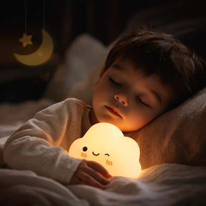 Veilleuse Enfant Rechargeable LED | Veilleuse Bébé 7 Couleurs 3 Luminosités