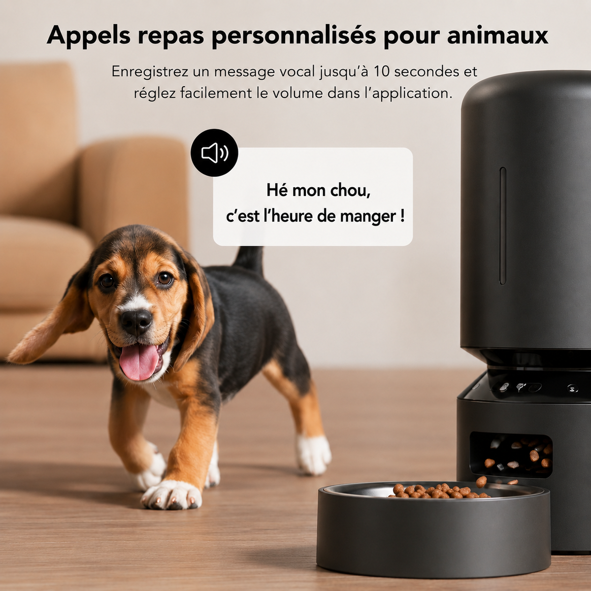 Distributeur Automatique Helvora SmartFeed – Wi-Fi 5 L pour Chiens & Chats