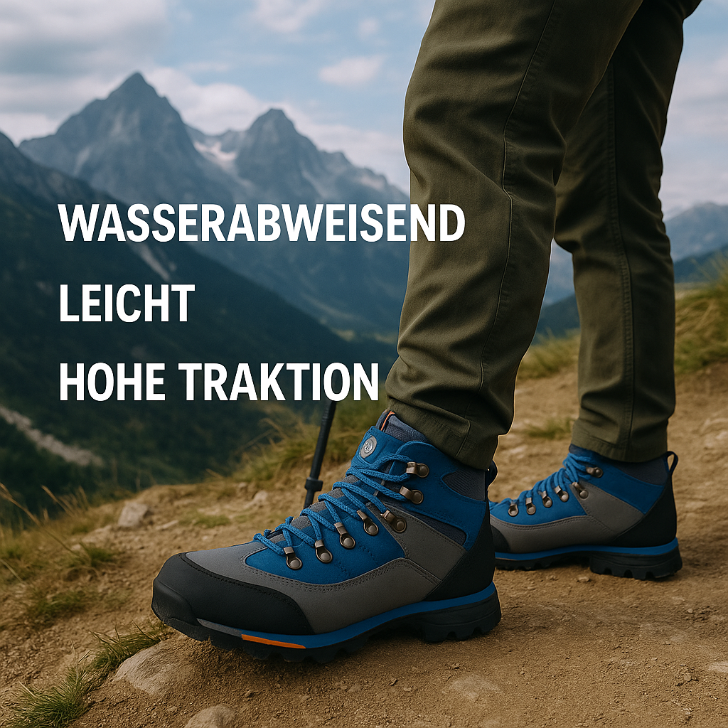 Wanderschuhe Unisex – Wasserdicht, Vibram-Sohle &amp; Knöchelstütze