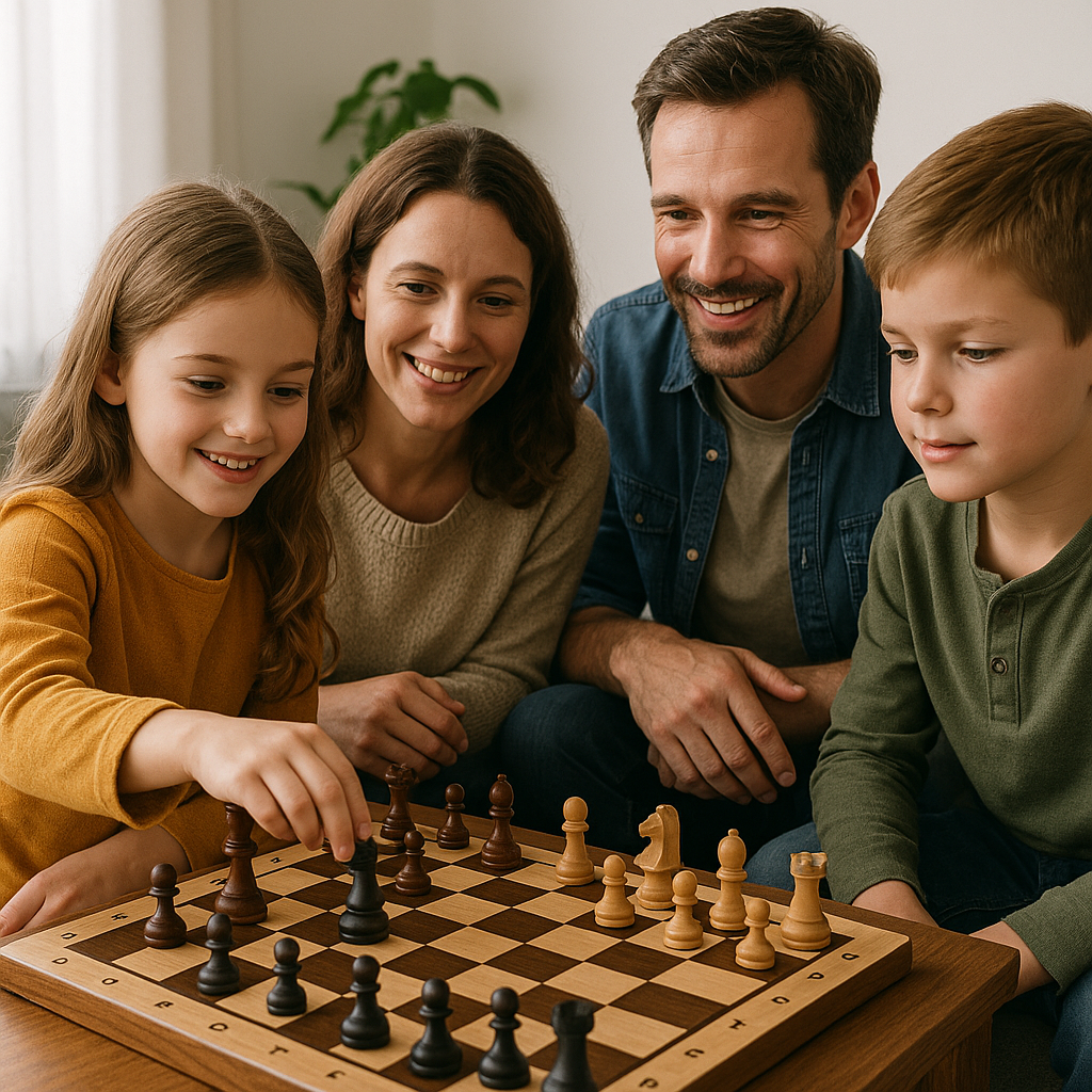 Schachspiel aus Holz – Klappbares Turnier-Schachbrett