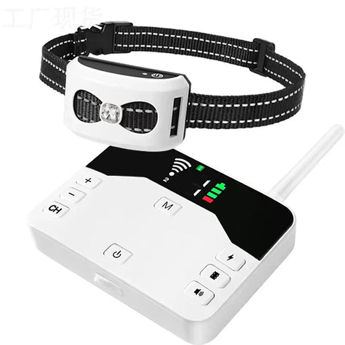 Drahtloszaun & Trainingshalsbandkollier 2-in-1 – IP65, 300 m Reichweite