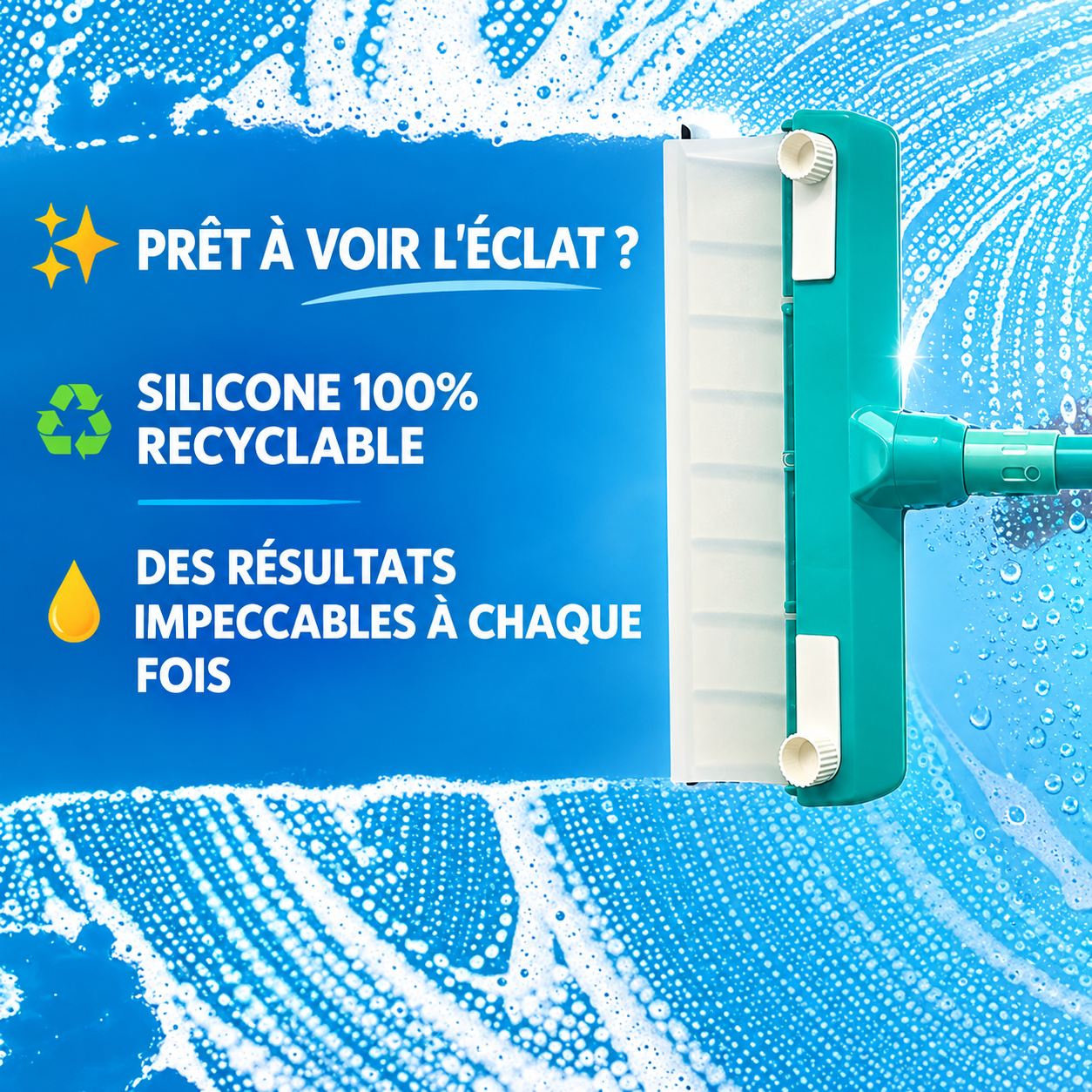 Raclette Vitres - Nettoyage Facile - Racleclean