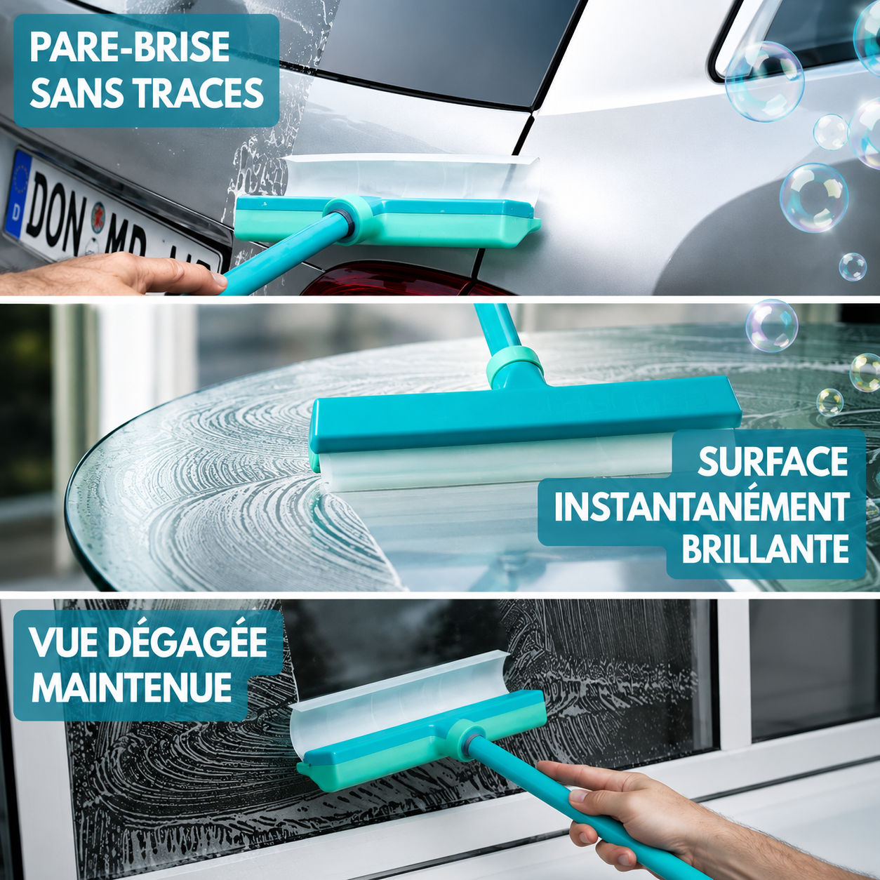 Raclette Vitres - Nettoyage Facile - Racleclean