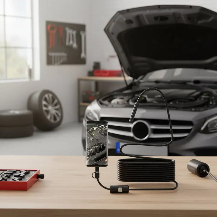 Caméra endoscopique HD – Voyez partout – Économisez plus de 180 € sur les frais de technicien