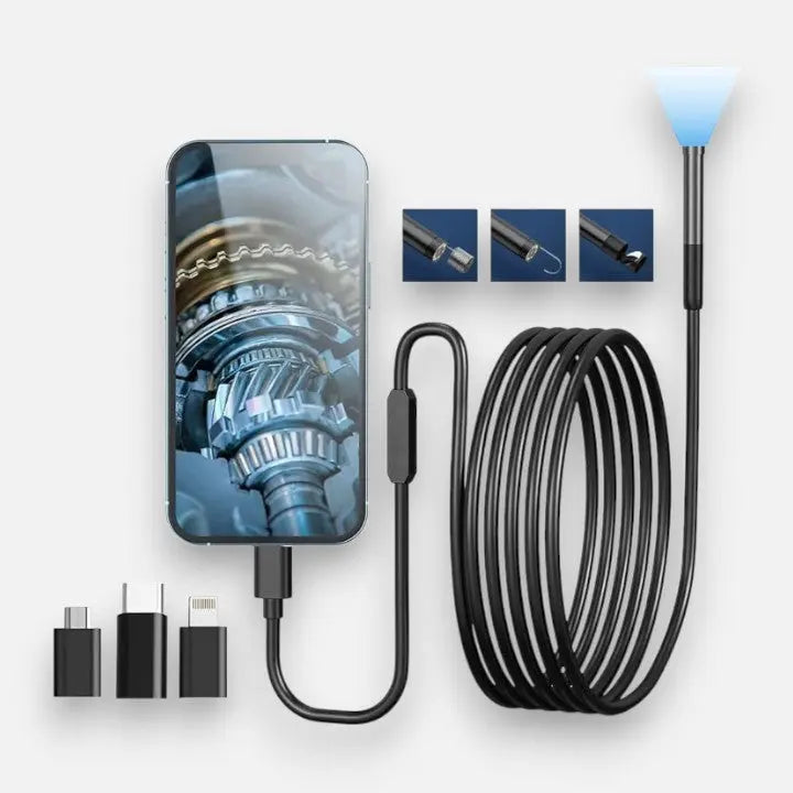 Caméra endoscopique HD – Voyez partout – Économisez plus de 180 € sur les frais de technicien