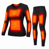 Sous-vêtements thermiques chauffants pour femmes et hommes - USB, 3 niveaux de chauffe, ensemble, haut ou pantalon