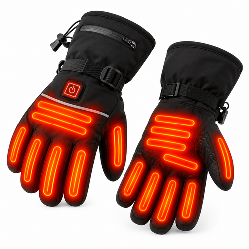 Beheizbare Handschuhe für Winter mit Touchscreen – wasserabweisend, Akku- oder Batterieversion