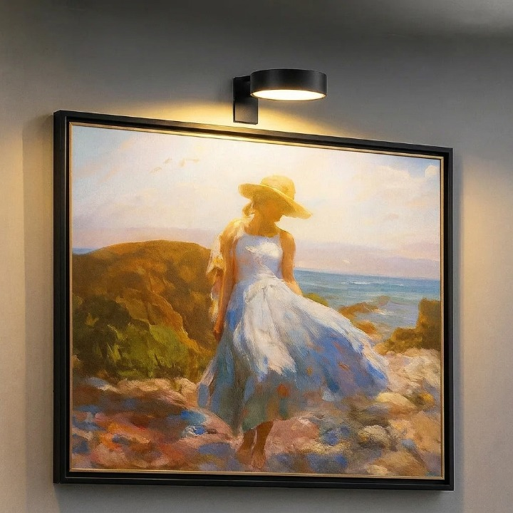 Lampe magnétique pour tableaux – sans fil, à intensité variable, 3 températures de couleur + RGB