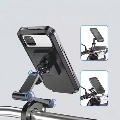 Fahrrad-Handyhalterung wasserdicht mit 360°-Drehung