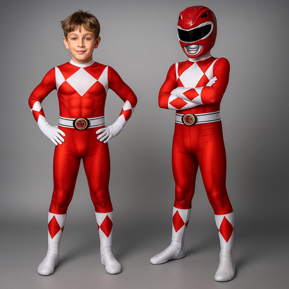 Superheld Kinderkostüm Stretch-Polyester Cosplay Jumpsuit mit Maske
