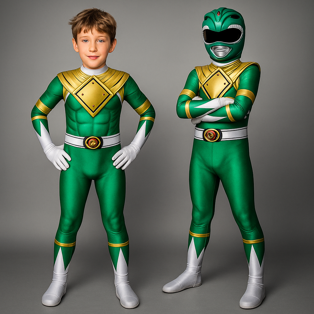 Superheld Kinderkostüm Stretch-Polyester Cosplay Jumpsuit mit Maske