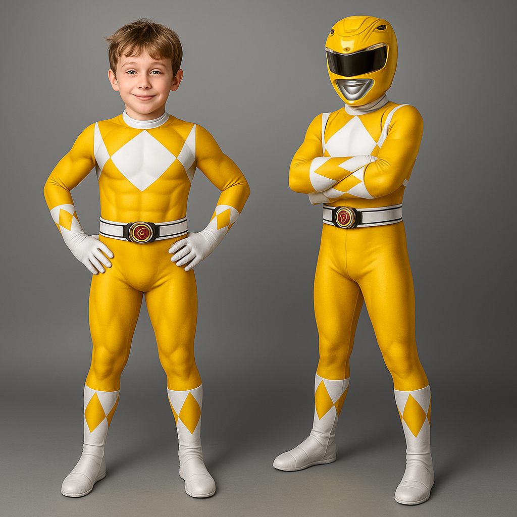 Superheld Kinderkostüm Stretch-Polyester Cosplay Jumpsuit mit Maske