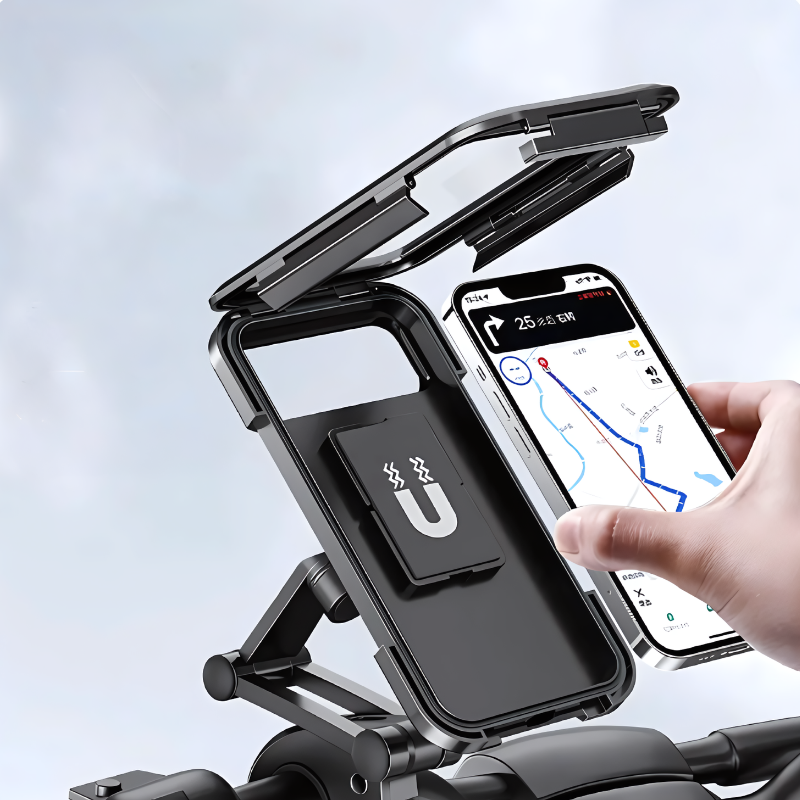 Fahrrad-Handyhalterung wasserdicht mit 360°-Drehung