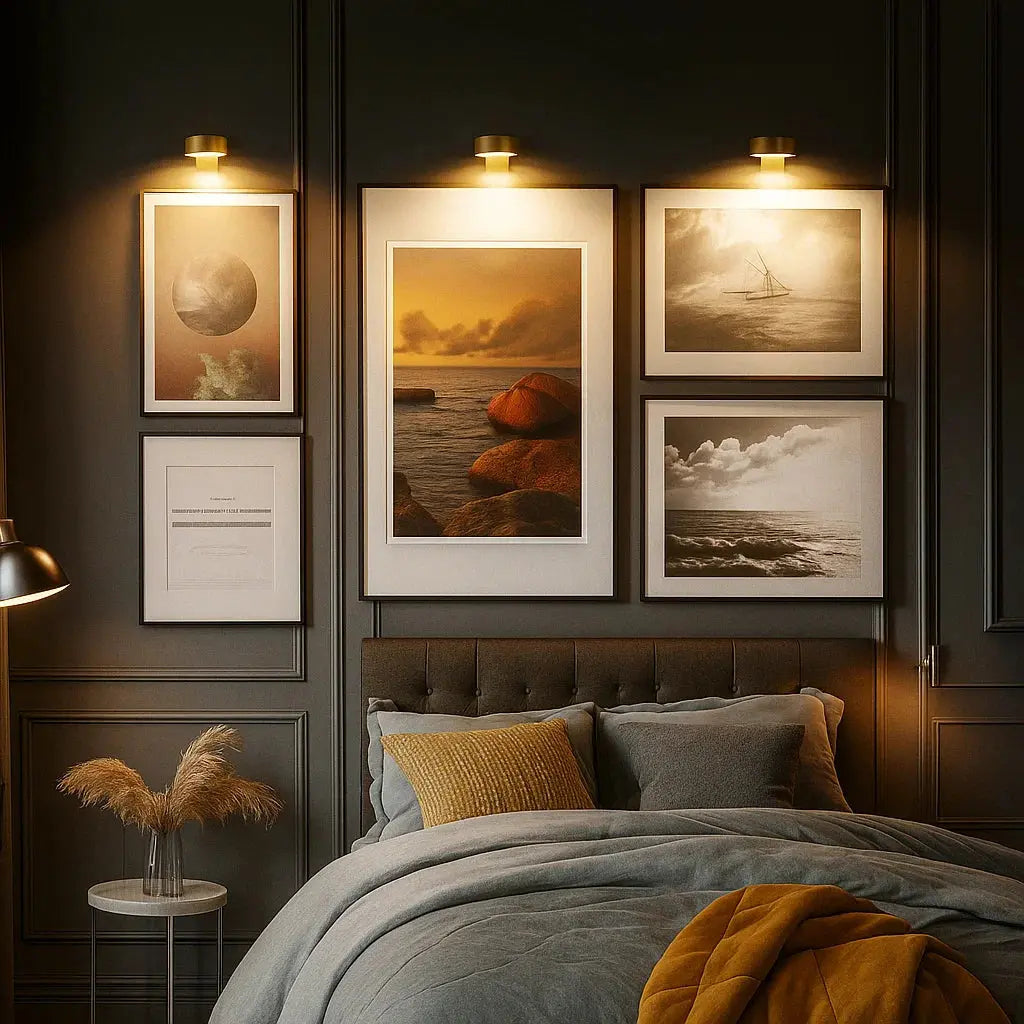 Lampe magnétique pour tableaux – sans fil, à intensité variable, 3 températures de couleur + RGB