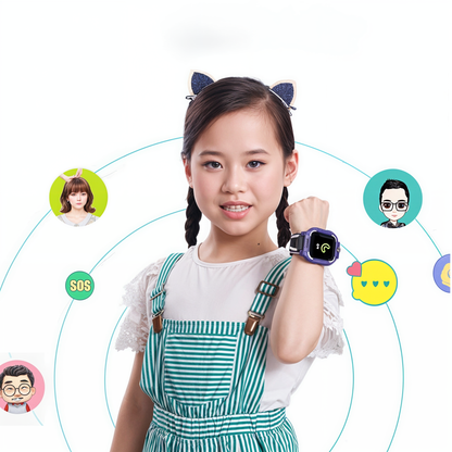 Smartwatch Kinder mit GPS, Telefonfunktion & SOS-Taste – sicher & einfach zu bedienen