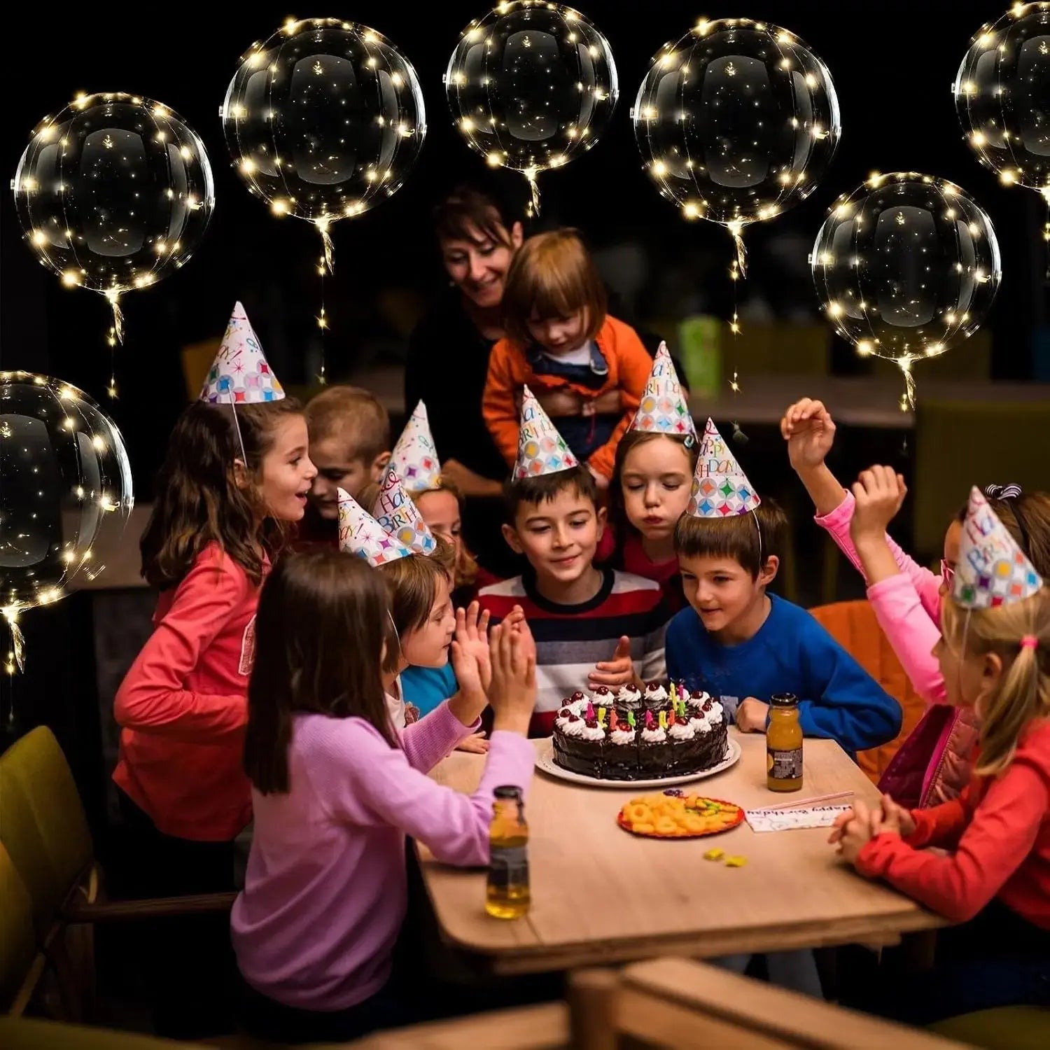 LED-Ballons – Warmweißes Licht für Partys & Hochzeiten | 10er-Set
