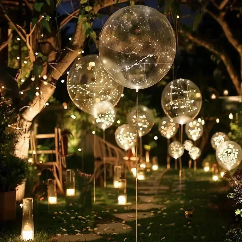 LED-Ballons – Warmweißes Licht für Partys & Hochzeiten | 10er-Set
