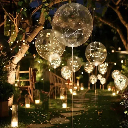 LED-Ballons – Warmweißes Licht für Partys & Hochzeiten | 10er-Set