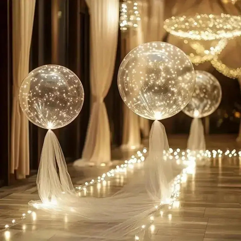 LED-Ballons – Warmweißes Licht für Partys & Hochzeiten | 10er-Set