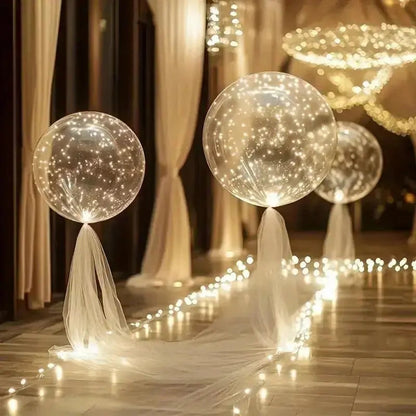LED-Ballons – Warmweißes Licht für Partys & Hochzeiten | 10er-Set