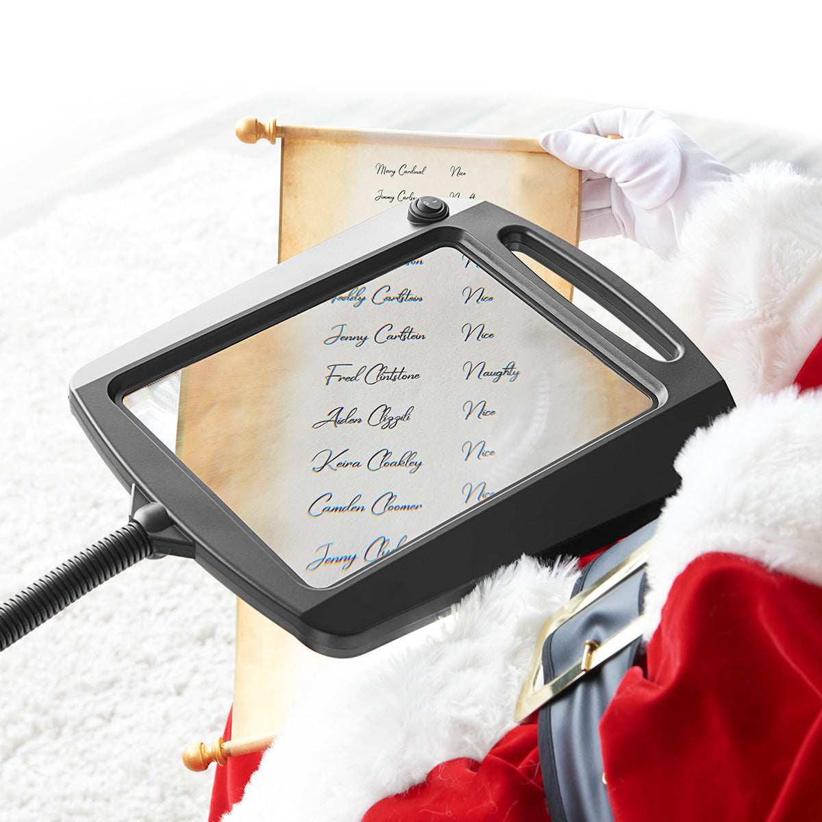 Leselampe Standlupe LED Lampe Full Page Vergrößerung Lesen