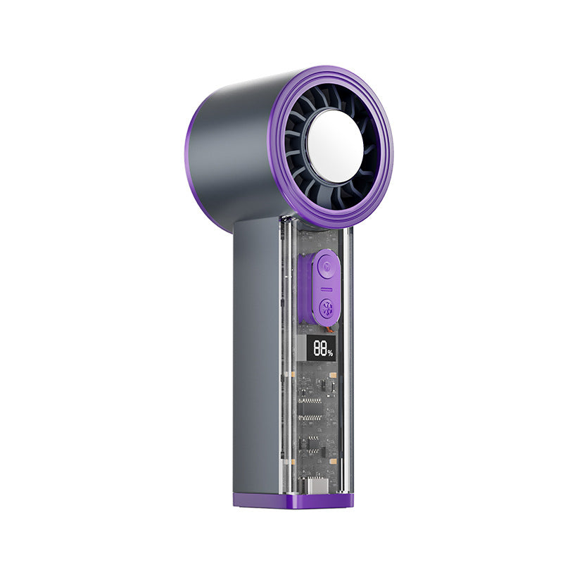 Damen Mini-Ventilator – Tragbar, 2000 mAh Akku & LED-Akkuanzeige