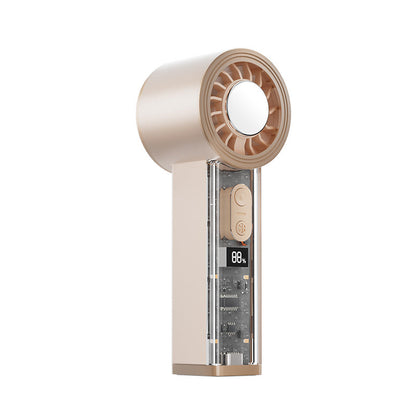 Damen Mini-Ventilator – Tragbar, 2000 mAh Akku & LED-Akkuanzeige