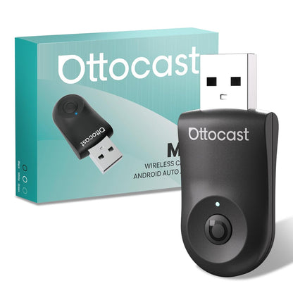 Ottocast® 2025 Mini Wireless CarPlay und Android Auto Adapter
