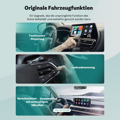 Ottocast® 2025 Mini Wireless CarPlay und Android Auto Adapter