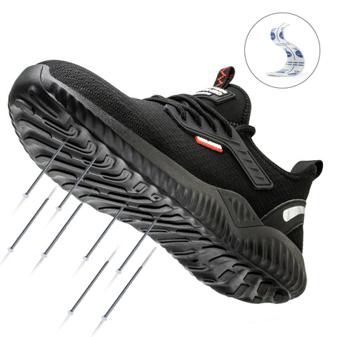 Sicherheitsschuhe – leicht, atmosphärisch &amp; mit Stahlkappe und Kevlar-Zwischensohle