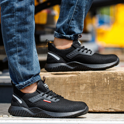 Sicherheitsschuhe  – leicht, atmungsaktiv & mit Stahlkappe und Kevlar-Zwischensohle