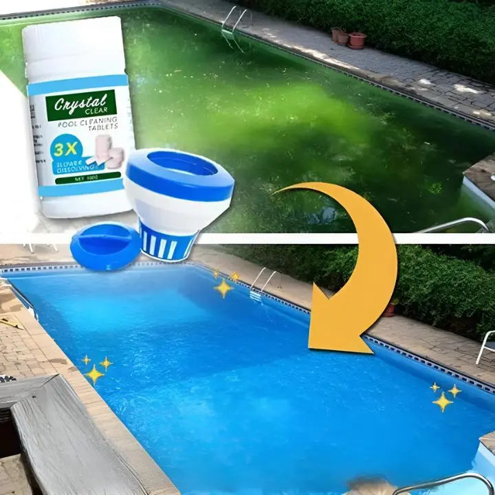 Pastilles nettoyantes à dissolution rapide pour bassins de jardin