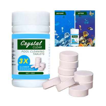 Pastilles nettoyantes à dissolution rapide pour bassins de jardin
