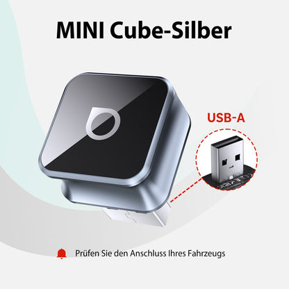 Ottocast® Mini Cube 3.0 Wireless CarPlay und Android Auto Adapter