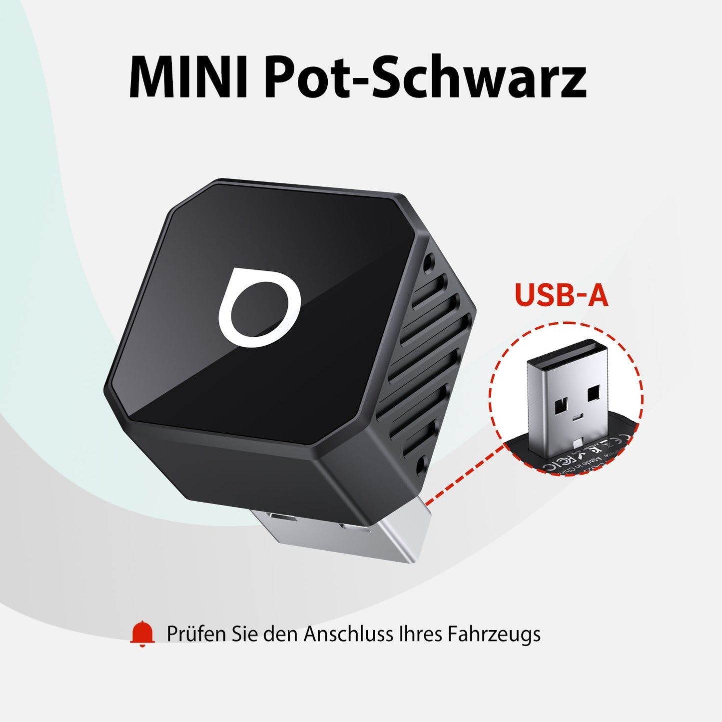 Ottocast® Mini Cube 3.0 Wireless CarPlay und Android Auto Adapter