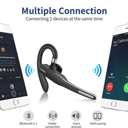 Trucker Dual Mic Wireless Bluetooth 5.1 Rauschunterdrückungs -Headset/Ohrhörer