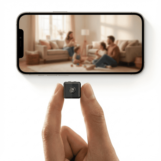 Mini Caméra de Sécurité WiFi sans fil 1080P Discrète & Connectée