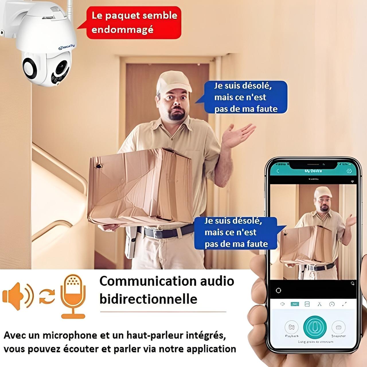 Caméra De Surveillance Wifi - Sans Fil - CamSafe™
