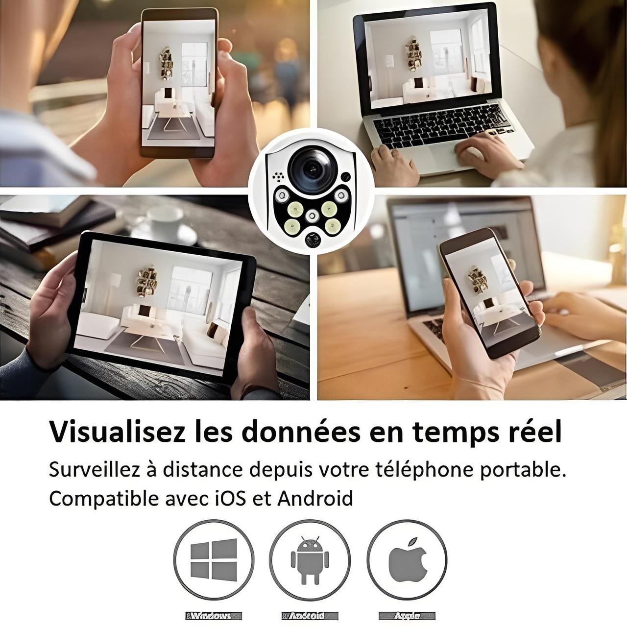Caméra De Surveillance Wifi - Sans Fil - CamSafe™