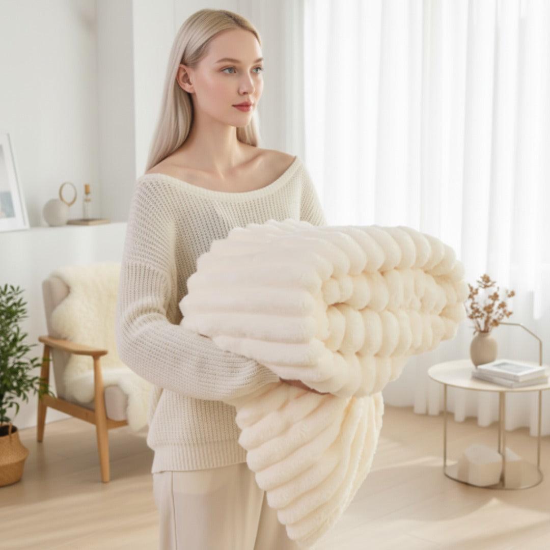 Couverture Polaire Chaude Pour L'Hiver