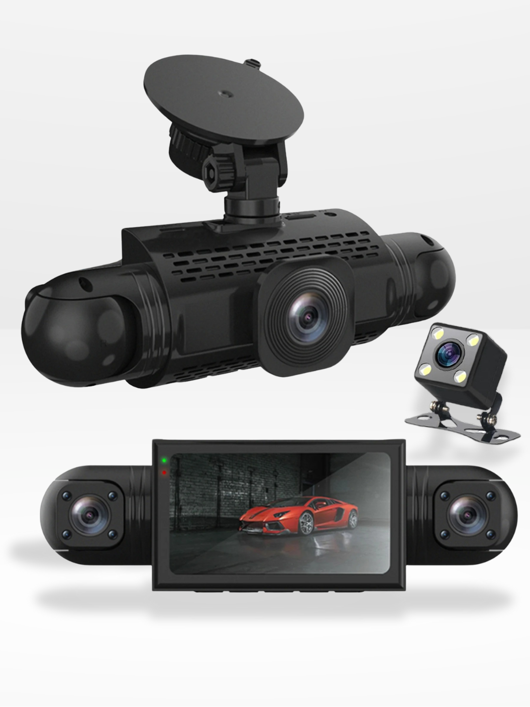Dashcam Voiture 360° | DashGard Pro CX360 | Surveillance Totale®