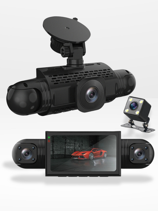 Dashcam Voiture 360° | DashGard Pro CX360 | Surveillance Totale®