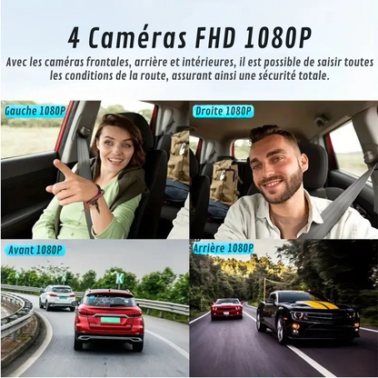 Dashcam Voiture 360° | DashGard Pro CX360 | Surveillance Totale®