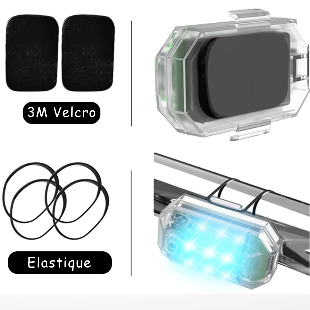 Stroboscope LED M3 pour Voiture, Moto, Vélo