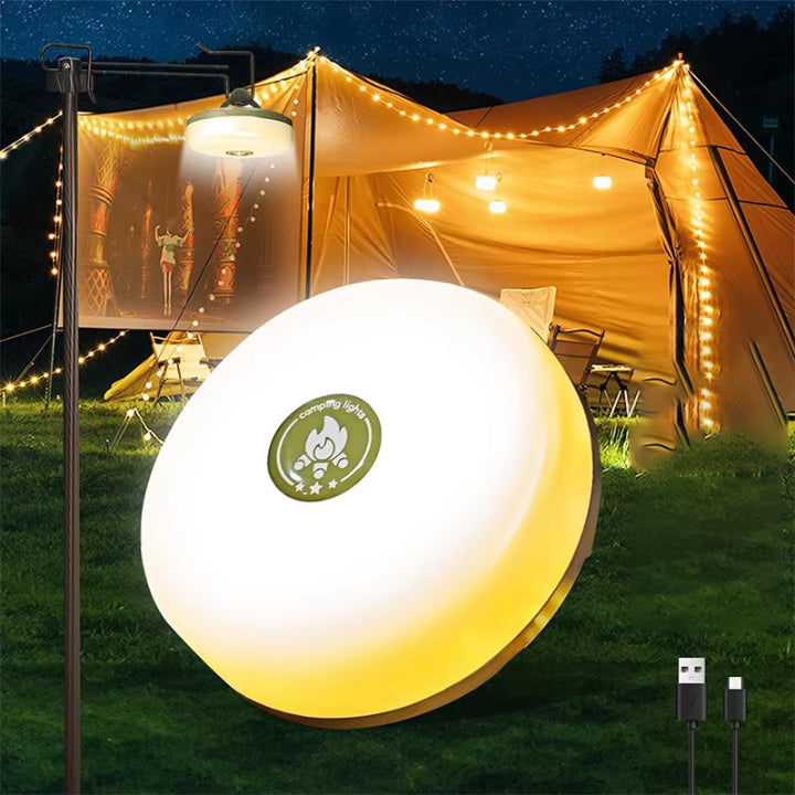 Lampe de camping avec guirlande lumineuse RGB de 10 m – ambiance et sécurité garanties pour toutes vos excursions
