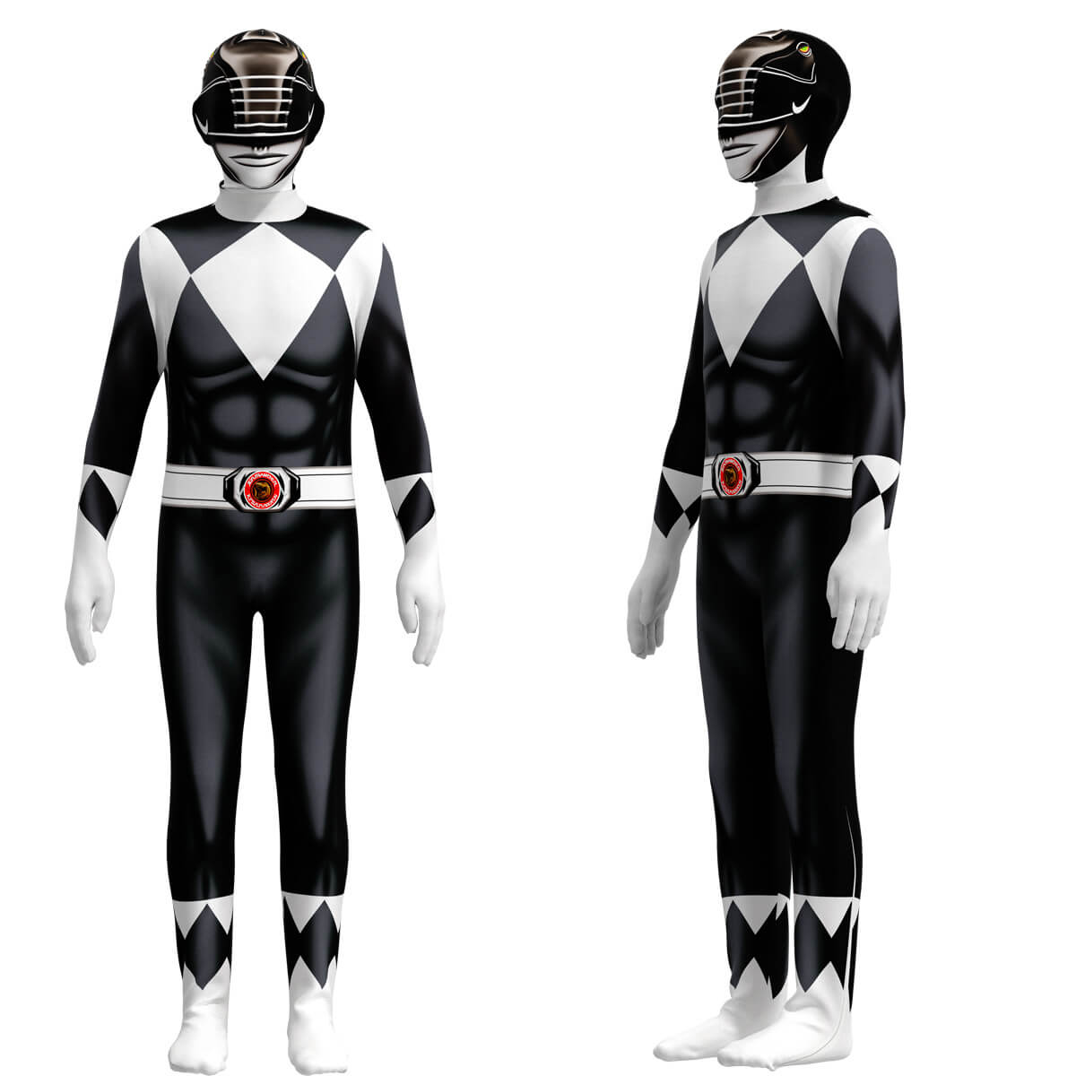 Superheld Kinderkostüm Stretch-Polyester Cosplay Jumpsuit mit Maske